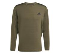 adidas Hombre Train Essentials Stretch Long Sleeve T-Shirt, Night Cargo Mel., XXL