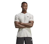 adidas Hombre Train Essentials Stretch Training tee, Mgh Solid Grey/White/Black, S