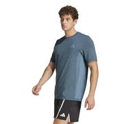 adidas Hombre Train Essentials Structure T-Shirt, Semi Blue Burst/Grey Six, S