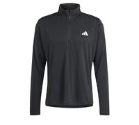 adidas Hombre Train Essentials Training 1/4-Zip Long Sleeve tee, Black, XL