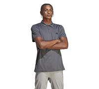 Adidas Hombre Train Essentials Training Polo Shirt, Grey Five/Black, S