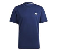 adidas Hombre Train Essentials Training Shirt, Dark Blue / White, 4XL
