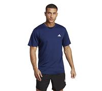 adidas Hombre Train Essentials Training Shirt, Dark Blue / White, L