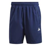 adidas Train Essentials - Pantalones cortos de entrenamiento para hombre, talla XL, 5 pulgadas, color azul oscuro/blanco