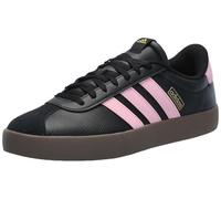 adidas Hombre VL Court 3.0 Basket, Negro Rosa Oro Metalizado, 46 EU