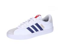 adidas Hombre VL COURT SHOES, Cloud white/DARK BLUE/better scarlet, 42 2/3 EU