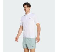 adidas Hombre Workout Essentials Base Polo Shirt, White, M