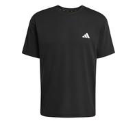adidas Hombre Workout Essentials Feelready 3 Stripes Shirt, Black/White, M