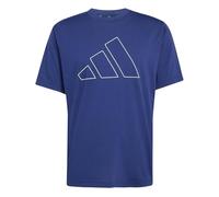 adidas Hombre Workout Essentials Feelready Logo Shirt, Dark Blue, 3XL
