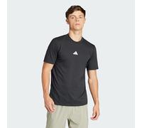 Adidas Hombre Workout Logo tee, Black/White, S
