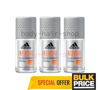 Adidas Hombres Desodorante Intensivo Roll-On 72H Protección Larga Duración 50...