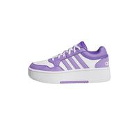 adidas Hoops 3.0 Bold Shoes, Zapatillas de Deporte Unisex niños, FTWR White Violet Fusion Purple Rush, 39 1/3 EU