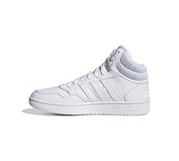 adidas Hoops 3.0 Mid Lifestyle Basketball Classic Vintage Shoes, Zapatillas Hombre, Cloud White Cloud White Cloud White, 44 2/3 EU