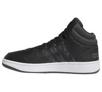 adidas Hoops 3.0 Mid Lifestyle Basketball Classic Vintage Shoes, Zapatillas Hombre, Core Black Grey Six Cloud White, 39 1/3 EU