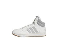 adidas Hoops 3.0 Mid Lifestyle Basketball Classic Vintage Shoes, Zapatillas Hombre, Core White Grey Two Gum, 42 EU