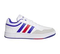 adidas Hoops 3.0 Shoes, Zapatos Hombre, Cloud White/Lucid Blue/Better Scarlet, 45 1/3 EU
