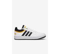 adidas Hoops Shoes, Zapatilla de deporte Unisex niños, Cloud White Core Black Bold Gold, 35 1/2 EU