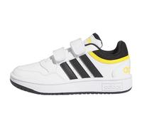 adidas Hoops Lifestyle Basketball Hook-and-loop Shoes, Zapatos Unisex niños, Cloud White Core Black Bold Gold, 31 EU