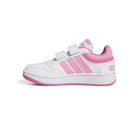 adidas Hoops Lifestyle Basketball Hook-and-Loop Shoes, Zapatos Unisex niños, FTWR White Bliss Pink Pulse Magenta, 34 EU