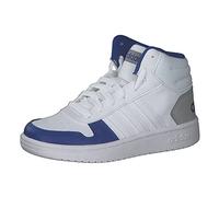 adidas Hoops Mid 2.0, Basketball Shoe, Ftwbla Ftwbla Azurea, 38 2/3 EU