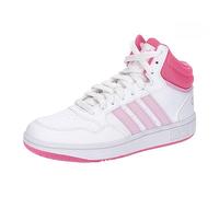 adidas Hoops Mid Shoes, Zapatillas Unisex niños, Cloud White Orchid Fusion Lucid Pink, 36 2/3 EU