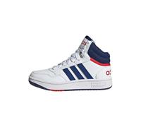 adidas Hoops Mid Shoes, Zapatillas Unisex niños, Cloud White Victory Blue Scarlet, 36 EU