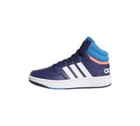 adidas Hoops Mid Shoes, Zapatillas Unisex niños, Dark Blue Blue Rush Turbo, 38 EU