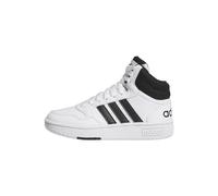 adidas Hoops Mid - Zapatos Deportivos, Parte Superior Textil, Color Blanco, Cloud White Core Black Core Black, 4 UK Child
