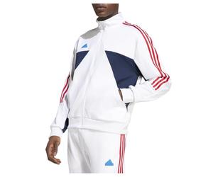 adidas House of Tiro Nations Pack - Chaqueta deportiva para hombre, Blanco/Rojo colegiado/azul verdadero/azul marino universitario, L