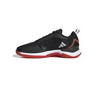 ADIDAS HQ8409 Avacourt Clay Sneaker Female Core Black/Taupe Met./Better Scarlet EU 40