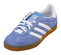 Adidas HQ8717 Gazelle Indoor W Sneaker Female Blue Fusion/FTWR White/Gold Met. EU 38