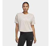 ADIDAS HS2346 W I 3 Bar tee 2 T-Shirt Mujer Wonder Taupe Tamaño L