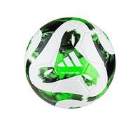 Adidas HT2427 Tiro LGE J350 Recreational Soccer Ball Unisex White/Black/Team Solar Green Tamaño 5