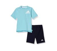 adidas I BOS Sum Set Chándal, Top:Hazy Sky/White Bottom:Legend Ink f17, 2-3A para Bebés