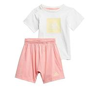 adidas I Logo Sum Set Conjunto Deportivo, Unisex niños, Blanco/Matama, 98 (2/3 años)