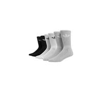 ADIDAS IJ5620 TRE CRW SCK 6PP Socks Unisex Adult black/white/medium grey heather Tamaño S
