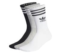 ADIDAS IL5023 MID CUT CRW SCK Socks Unisex Adult white/medium grey heather/black Tamaño L