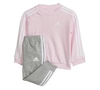 adidas Infants Essentials 3-Stripes Jogger Set, JOGGER JOVEN/BEBE Bebé, clear pink/white,