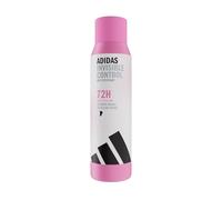 adidas Invisible Control Desodorante Antitranspirante en Spray para Mujer | 72 h de protección contra el sudor, sin manchas blancas/amarillas, vegano, 0 % alcohol, fragancia afrutada, tapón reciclado.