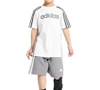 adidas IS6332 - Conjunto de chicos, color blanco, gris, blanco, 5-6 Años