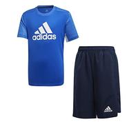 adidas JB TR Set tee Conjunto Deportivo, Niños, Azul/Maruni/Blanco, 128 (7/8 Años)