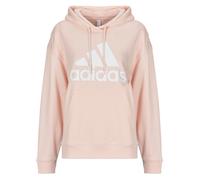 adidas Jersey Essentials Big Logo Oversized French Terry Hoodie in Rosa EU XS