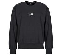Adidas Uomo Essentials FEELCOZY Fleece Sweatshirt, Black/White, S