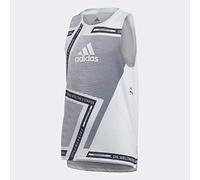 adidas Jg TR BR SL tee Camiseta Sin Mangas, Niñas, Matcie/Tinley/Blanco, 110 (4/5 Años)