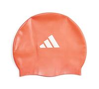 adidas Gorro de natación de niños Swim 3 bandas adidas. Rojo / Blanco