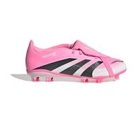 adidas League - Botas de fútbol unisex para niños, rosa, blanco, 36 2/3 EU