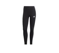 adidas Mujer Essentials 3-Stripes Cotton Leggings, Black/White, L