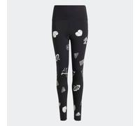 Adidas Leggings Junior JG Love BLUV - (Negro/Blanco)