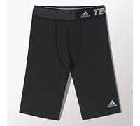 adidas Leggings Techfit Base Tights Pantalón Corto-Hombre, Negro/Azul, XS