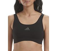 adidas Lg Scoop Lounge Bra, Sujetador Estilo Corsé para Mujer, Negro, XS